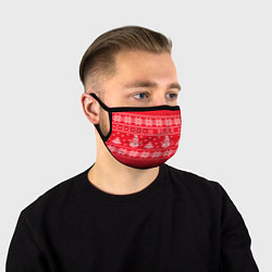 Маска для лица Новогодняя Юля, цвет: 3D-принт