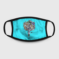 Маска для лица Mob Psycho 100, цвет: 3D-принт — фото 2