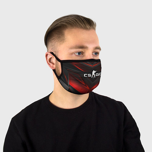 Маска для лица CS GO logo / 3D-принт – фото 1