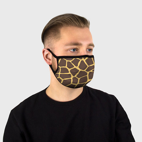 Маска для лица Окрас жирафа / 3D-принт – фото 1