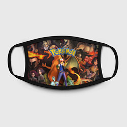 Маска для лица POKEMON, цвет: 3D-принт — фото 2