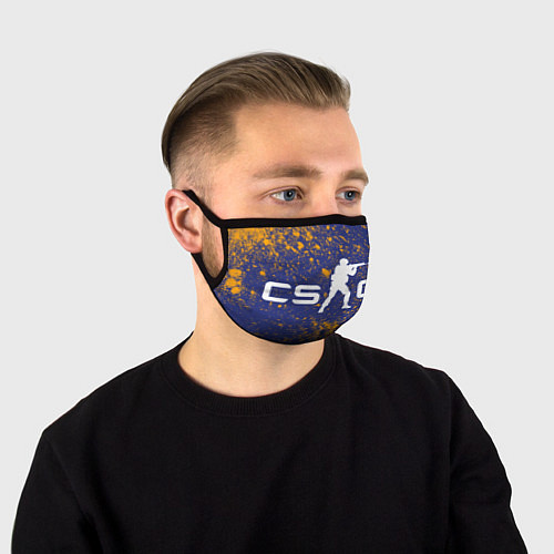 Маска для лица CS GO КС ГО / 3D-принт – фото 1