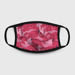 Маска для лица Розовые фламинго, цвет: 3D-принт — фото 2