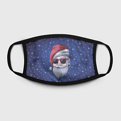 Маска для лица САНТА ХИПСТЕР SANTA HIPSTER, цвет: 3D-принт — фото 2