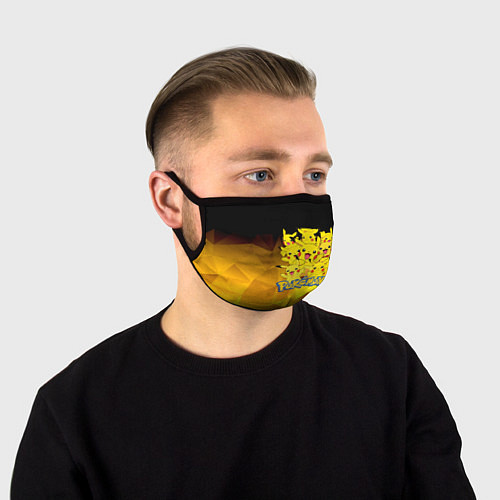 Маска для лица ПОКЕМОНЫ ПИКАЧУ / 3D-принт – фото 1