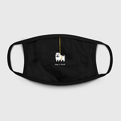 Маска для лица UNDERTALE DOG НА КАНАТЕ, цвет: 3D-принт — фото 2
