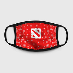 Маска для лица НОВОГОДНИЙ ДОТА 2 НОВЫЙ ГОД DOTA 2, цвет: 3D-принт — фото 2
