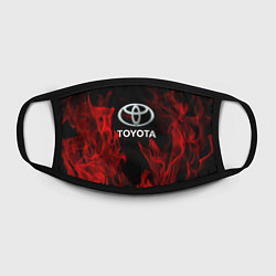 Маска для лица Toyota Red Fire, цвет: 3D-принт — фото 2