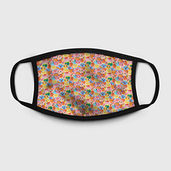 Маска для лица Смайлики котятки, цвет: 3D-принт — фото 2
