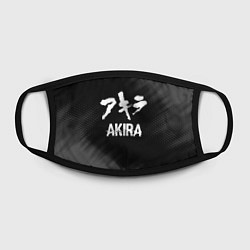 Маска для лица Akira glitch на темном фоне, цвет: 3D-принт — фото 2