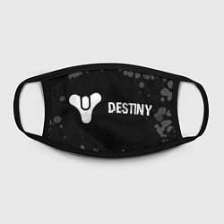 Маска для лица Destiny glitch на темном фоне по-горизонтали, цвет: 3D-принт — фото 2