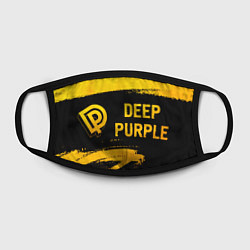 Маска для лица Deep Purple - gold gradient по-горизонтали, цвет: 3D-принт — фото 2