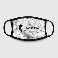 Маска для лица Counter Strike glitch на светлом фоне по-горизонта, цвет: 3D-принт — фото 2