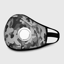 Маска с клапаном Ночной Камуфляж 1, цвет: 3D-белый — фото 2