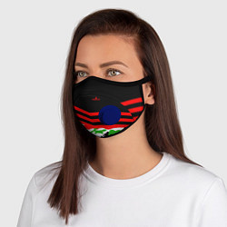 Маска с клапаном CS:GO Red Camo, цвет: 3D-синий