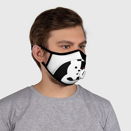 Маска с клапаном Monokuma Drae / 3D-Белый – фото 4