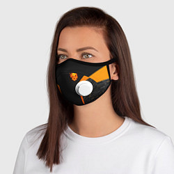 Маска с клапаном Cyberpunk 2077: Samurai Style, цвет: 3D-белый