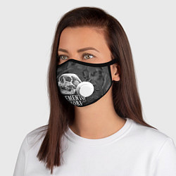 Маска с клапаном Memento Mori, цвет: 3D-белый