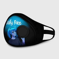 Маска с клапаном Sally Face, цвет: 3D-черный — фото 2