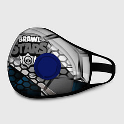 Маска с клапаном BRAWL STARS, цвет: 3D-синий — фото 2