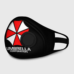 Маска с клапаном UMBRELLA CORP цвета 3D-черный — фото 2