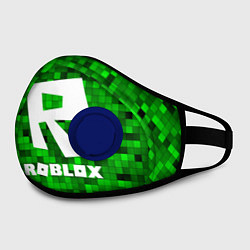 Маска с клапаном Roblox, цвет: 3D-синий — фото 2