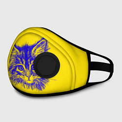 Маска с клапаном Котёнок, цвет: 3D-черный — фото 2