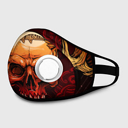 Маска с клапаном Iron Maiden, цвет: 3D-белый — фото 2