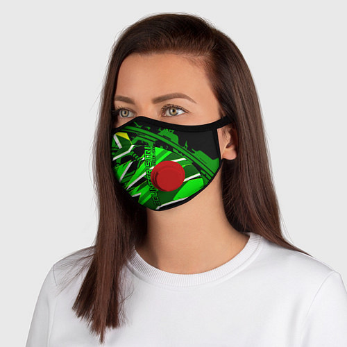 Маска с клапаном Counter-Strike / 3D-Красный – фото 1