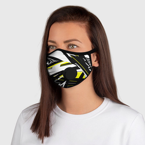 Маска с клапаном Counter-Strike / 3D-Черный – фото 1