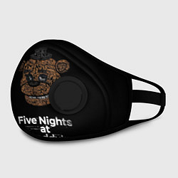 Маска с клапаном FIVE NIGHTS AT FREDDYS, цвет: 3D-черный — фото 2