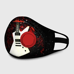 Маска с клапаном Metallica, цвет: 3D-красный — фото 2