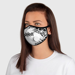 Маска с клапаном SLIPKNOT, цвет: 3D-белый