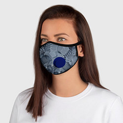 Маска с клапаном GREY, цвет: 3D-синий