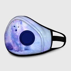 Маска с клапаном Полярная Лисица, цвет: 3D-синий — фото 2