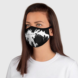 Маска с клапаном DEATH NOTE ТЕТРАДЬ СМЕРТИ, цвет: 3D-черный