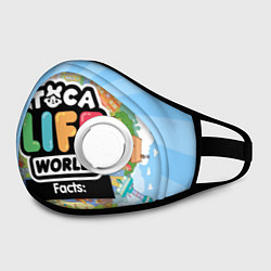 Маска с клапаном Toca Life World, цвет: 3D-белый — фото 2