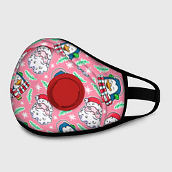 Маска с клапаном Персонажи новогодние, цвет: 3D-красный — фото 2