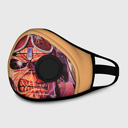 Маска с клапаном Iron Maiden: Dead Rider, цвет: 3D-черный — фото 2
