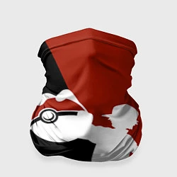 Бандана-труба Ash Pokeball, цвет: 3D-принт