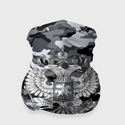 Бандана-труба Городской камуфляж Россия, цвет: 3D-принт