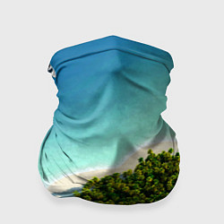 Бандана-труба Остров, цвет: 3D-принт
