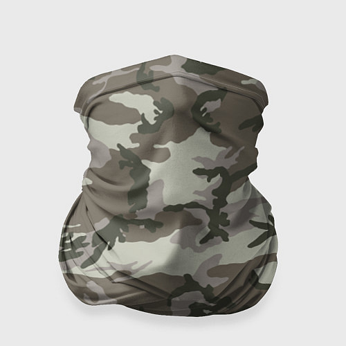 Бандана Камуфляж лесной летний / 3D-принт – фото 1