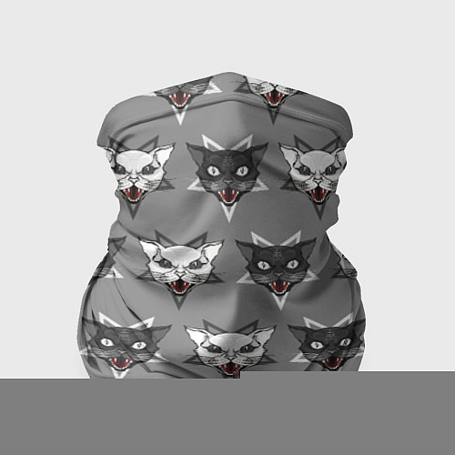 Бандана Злые котики / 3D-принт – фото 1