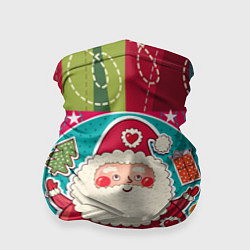 Бандана-труба Дед мороз, цвет: 3D-принт