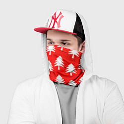 Бандана-труба Ёлочки, цвет: 3D-принт — фото 2