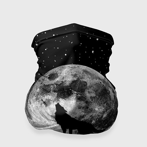 Бандана Лунный волк / 3D-принт – фото 1