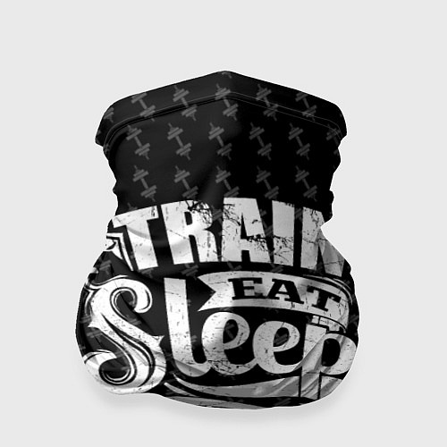 Бандана Train Eat Sleep Repeat / 3D-принт – фото 1
