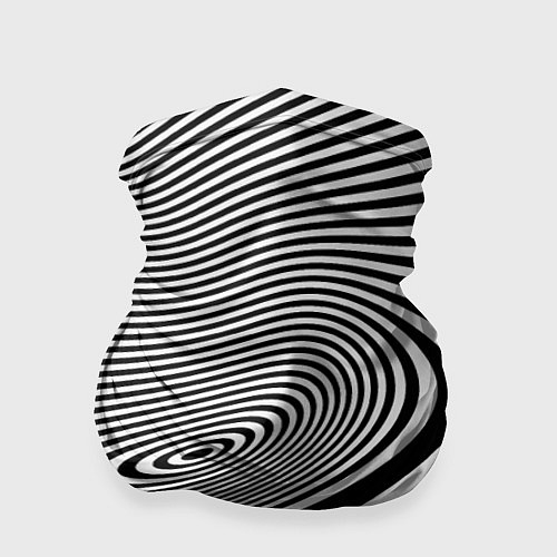 Бандана Black & White Illusion / 3D-принт – фото 1