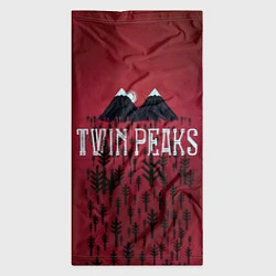 Бандана-труба Twin Peaks Wood, цвет: 3D-принт — фото 2